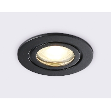 Светильник Ambrella light TN1151 BK черный IP44 GU5.3 D85*28
