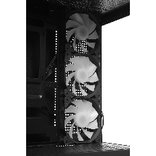 Корпус ACCORD ACC-ZA11B AR Black, Midi-Tower, чёрный, 4 x 120 мм