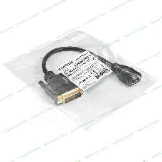 Кабель HDMI-DVI-D ExeGate EX-CC-HDMIF-DVIM-0.15 (19F/25M, 0,15м, позолоченные контакты)