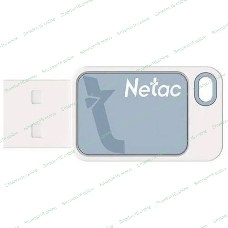 Флешка USB Netac UA31 (NT03UA31N-008G-20BL), 8Gb, USB 2.0, R/W 110/45, синий/белый