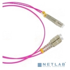 Патч-корд Hyperline FC-D2-504-LC/PR-LC/PR-H-10M-LSZH-MG Патч-корд волоконно-оптический (шнур) MM 50/125(OM4), LC-LC, duplex, LSZH, 10 м