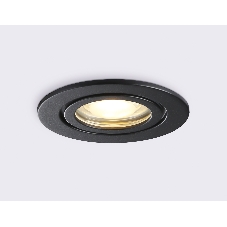 Светильник Ambrella light TN1151 BK черный IP44 GU5.3 D85*28