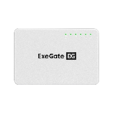 Коммутатор неуправляемый ExeGate EDGS-1005С (5-портовый гигабитный UTP 10/100/1000 Base-T, с функцией энергосбережения (EEE), настольный)