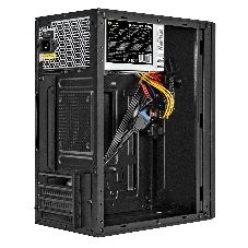 Компьютерный корпус Minitower ExeGate BAA-303U-UNS350 (mATX, БП UNS350 с вент. 12см, 2хUSB+1хUSB 3.0, HD Audio, черный)