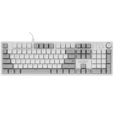 Клавиатура Defender Dasher GK-472 проводная, USB Type-A, белый/серый