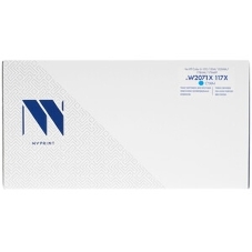 Картридж NVPrint совместимый NV-W2071XT 117X Cyan для HP Color LJ 150/150A/150NW/178NW/179MFP (1300k)