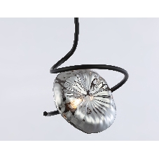 Светильник Ambrella light LH15001 BK/SM черный/дымчатый G9 max 40W D190*1400