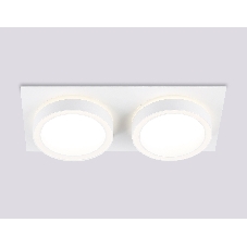 Светильник Ambrella light TN52423/2 WH/FR белый/белый матовый GX53 max 12W 210*105*45