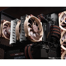 Вентилятор корпусной Noctua NF-A14x25r G2 PWM, 140 мм, 1500 об/мин, 22.8 дБ, 4-pin PWM, без подсветки