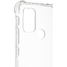 Чехол (клип-кейс) Brosco, для Motorola Moto G20, прозрачный moto-g20-hard-tpu-transparent