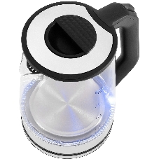 Чайник электрический Vitek VT-WK1081 2л. 1900Вт черный/серебристый корпус: стекло