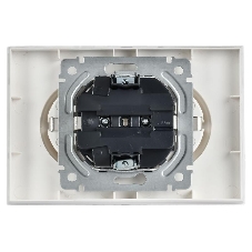 Розетка IEK BR-R21-16-K91-F 2-м СП BRITE РС12-3-БрАБ 16А в сборе с заземл. без защ. шторок арктич. бел.