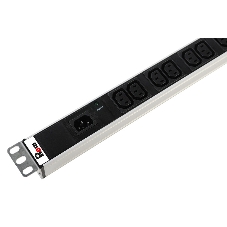 Аксессуар ЦМО Блок розеток Rem-10 без шнура с инд., 10 IEC 60320 C13, вход IEC 60320 C14, 10A, алюм., 19