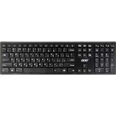Клавиатура беспроводная Acer OKR020, USB, Радиоканал, черный