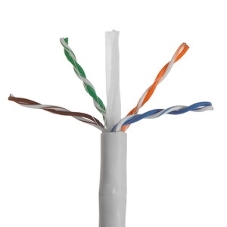 Кабель LANMASTER U/UTP, 4 пары, Кат. 6, с перегородкой, 550Mhz, LSZH, нг(A)-HF, оранжевый, 305 м