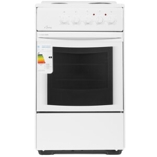 Плита электрическая Flama AE 1402 W белый, конфорок 4 шт, духовка 50 л, 50 см x 85 см x 60 см