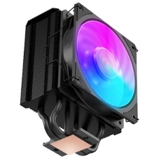 Кулер для процессора Cooler Master Hyper 212 ARGB черный, 120 мм, алюминий/медь, 1800 об/мин, 27 дБ, 4 pin, 150 Вт, 157 мм