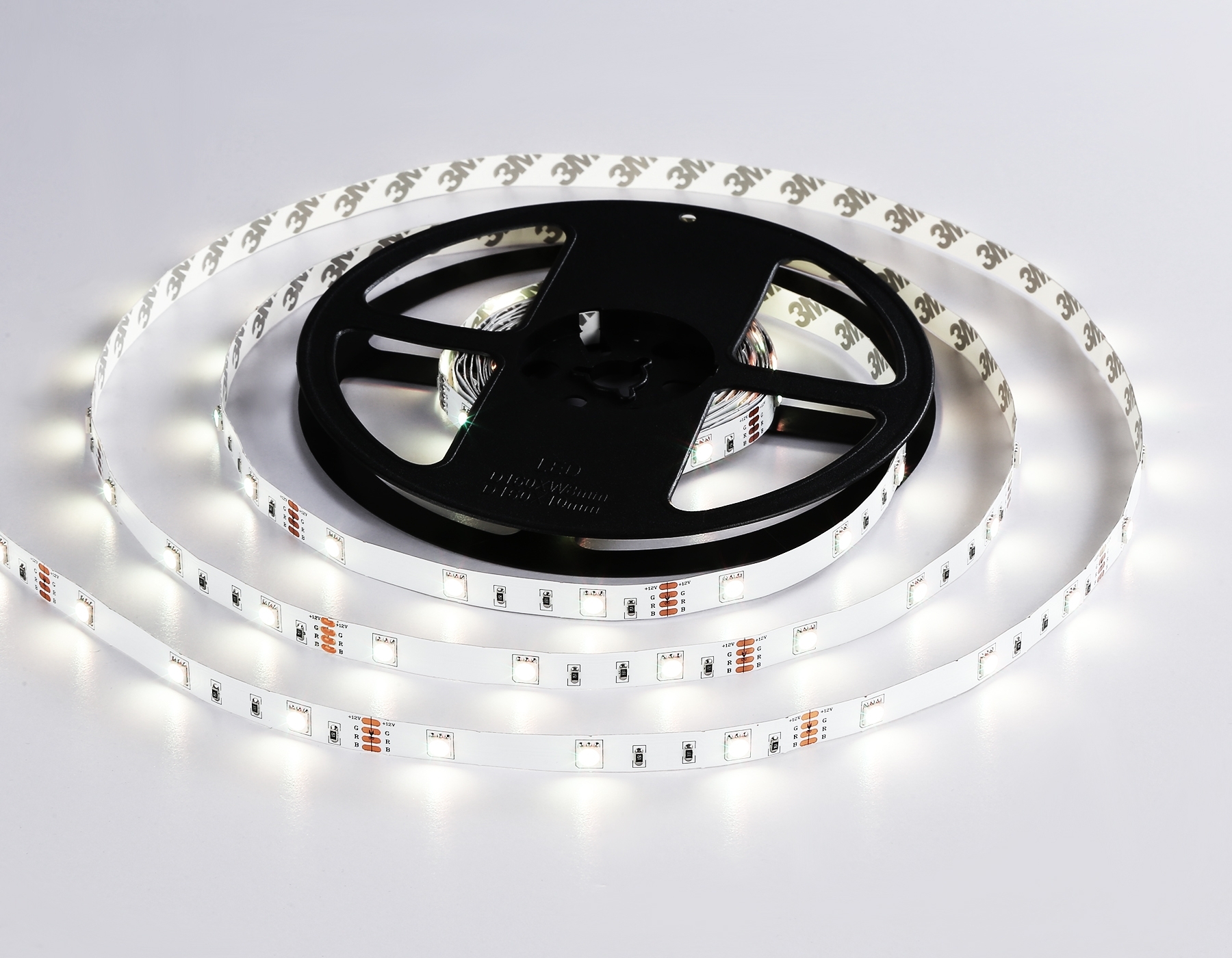 Комплект светодиодной ленты GS2401 5050 30Led/ 7.2W m/ 12V IP20 RGB/ 5000*10*1.87mm (4 конт.)