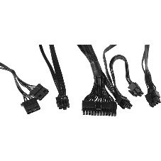 Блок питания PCCooler KF650, 650Вт, 80+ Standard, 120мм, немодульный, черный