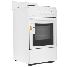 Плита электрическая Flama AE 1402 W белый, конфорок 4 шт, духовка 50 л, 50 см x 85 см x 60 см