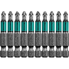 Биты KRAFTOOL Optimum Line, PZ2, 50 мм, тип хвостовика E 1/4