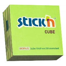 Блок самоклеящийся бумажный Stick`n 21339 51x51 мм, 250 листов, 70 г/м2, неон+пастель, зеленый 2 цвета в упаковке Блок самоклеящийся бумажный Stick`n 21339 51x51 мм, 250 листов, 70 г/м2, неон+пастель, зеленый 2 цвета в упаковке