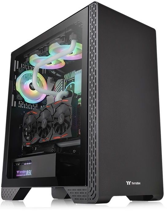 Компьютерный корпус Thermaltake S300 TG черный без БП ATX 6x120мм 6x140мм 3x200мм 2xUSB2.0 1xUSB3.0 audio bott PSU