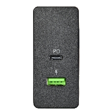 Сетевое зарядное устройство ACD-P602W-V1B 60Вт, 2xUSB 1PD+1QC, 3.6~20В/3А RTL