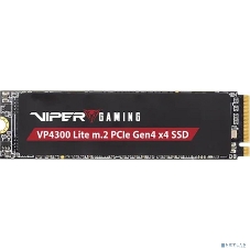Накопитель SSD Patriot Viper VP4300 Lite, 1Tb, PCIe 4.0 x4, M.2 2280, NVMe, R/W 7400/6400, с радиатором