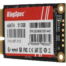 Накопитель SSD KINGSPEC MT Series MT-512, mSATA, R/W 560/540, 3D NAND