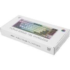 Клавиатура MSI Forge GK600 гибридная, Bluetooth, радиоканал, белый