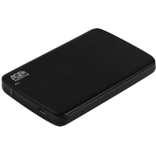 Внешний корпус для HDD/SSD AgeStar 31UB2A12C SATA пластик/алюминий черный 2.5
