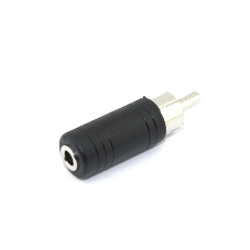Переходник с RCA (тюльпан) 1 канал на miniJack Переходник с RCA (тюльпан) 1 канал на miniJack