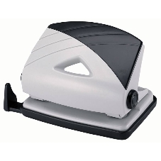 Дырокол Kw-Trio BIAS Smart 091Q0, до 16 листов, металл/пластик, с линейкой черный/серый