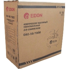 Компрессор поршневой Edon 39778 масляный 207л/мин 50л 1800Вт красный