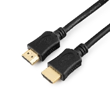 Кабель HDMI Cablexpert CC-HDMI4L-1.5M, 19M/19M, v2.0, Light, позол.разъемы, экран, 1.5м, черный, пакет