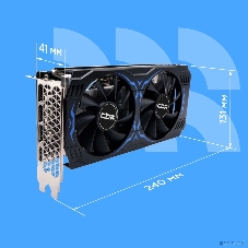 Видеокарта CBR RTX 3050 8Gb GDDR6, 128bit, 1552-1777Mhz, 3 DP + HDMI 2.1, 130W, Ret VGA-STX3050-8G-RTL-4VO Видео выходы 3-DP + 1-HDMI 2.1