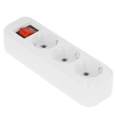 Удлинитель Smartbuy (SBE-16-3-02-ZS) 3 гнз х 2,0 м (16А/3.5 кВт, ПВС 3х1.0)