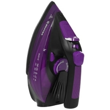 Утюг BRAYER BR4016 фиолетовый/черный, 2400 Вт, 25 г/мин, 140 г/мин, 350 мл