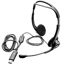 Гарнитура Logitech PC Headset 960 Stereo чёрный, проводная, USB