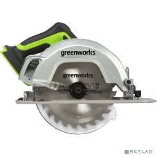 Циркулярная пила аккумуляторная GreenWorks GD24CS 24В, без АКБ и ЗУ (1500907)
