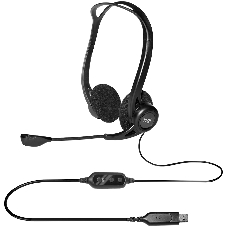 Гарнитура Logitech PC Headset 960 Stereo чёрный, проводная, USB