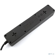 Сетевой фильтр 5bites GARDA SP6B-550 6S/3x0.75 мм2/5 м/черный