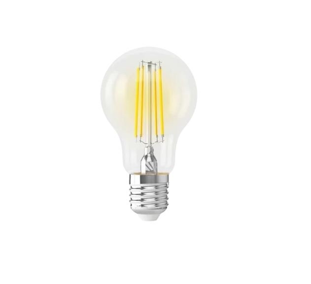 Умная LED лампа филамент GEOZON/E27/A60/5.5W/2200K-5500K/Wi-Fi/AC 220-250В, 50/60Гц/500lm/transparent GSH-SLF01