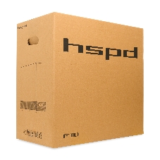 Компьютерный корпус HSPD F710, Panoramic Mid Tower, черный, TG, 0.5 SPCC, 3x120мм ARGb E-ATX, ATX, mATX, mITX 185/395/270мм 2x2.5