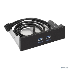 Планка USB на переднюю панель ExeGate U5H-615, 5,25