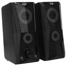 Акустическая система 2.0 АС SVEN G345, черный, (10 Вт, RGB, питание USB, Bluetooth)