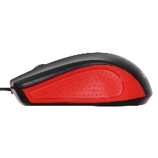 Мышь проводная Acer OMW012 черный/красный, 1200 dpi, USB, кнопки - 3