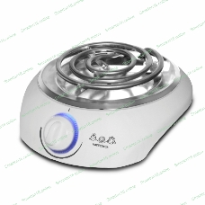 Плита настольная электрическая Мастерица ES-0101, 1 конф. белая