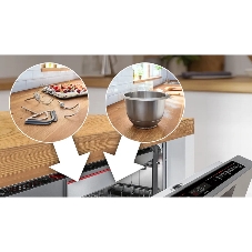 Кухонная машина Bosch MUM5X720 планетар.вращ. 1000Вт красный/серый